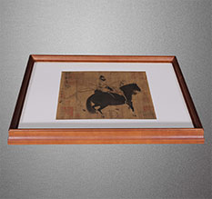 汉中市书画装裱配框服务案例